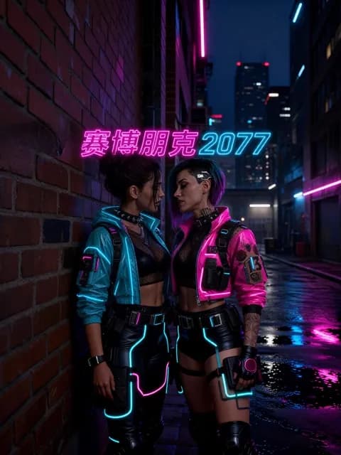 โปสเตอร์ ซายเบอร์พังก์ 2077 (赛博朋克2077)