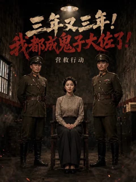 โปสเตอร์ สามปีแล้วก็สามปี ฉันกลายเป็นพันเอกไปแล้ว (三年又三年我都成鬼子大佐了)