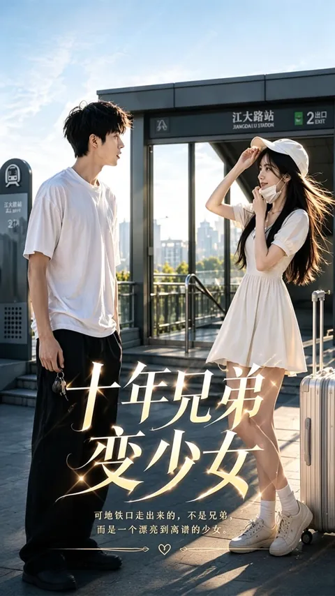 โปสเตอร์ สิบปีเป็นพี่ชาย วันนี้กลายเป็นสาว (十年兄弟变少女)